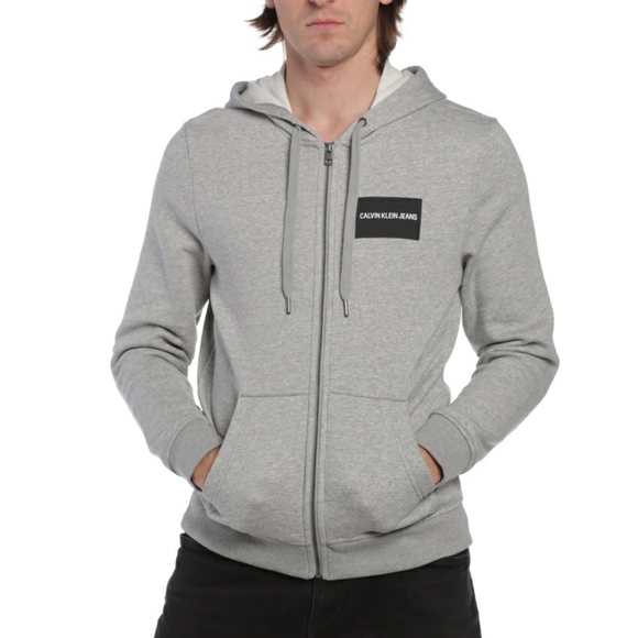 Calvin Klein Jeans Other - Calvin Klein Jeans Boxed Logo Zip-up Sweater